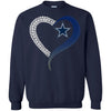 Dallas Cowboys T-Shirts Hoodie Ugly Christmas Sweater Heart