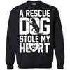 Dogs T Shirts Hoodie   A Rescue Dog Stole My Heart