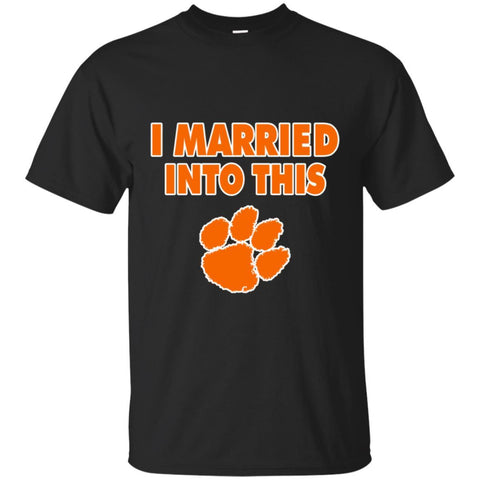 Clemson Tigers T Shirt I Married Into This T Shirts Hoodie