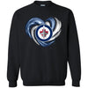 Winnipeg Jets T Shirt Hoodie Color Water Heart