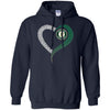 Oakland Athletics T Shirts Hoodie Love Heart