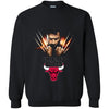 Wolverine CHICAGO BULLS T-Shirts Hoodie Ugly Christmas Sweater