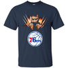 Wolverine PHILADELPHIA 76ERS T-Shirts Hoodie Ugly Christmas Sweater