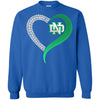 North Dakota Fighting Hawks T Shirt Hoodie Ugly Christmas Sweater Love Heart