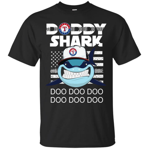 Daddy Shark Texas Rangers T Shirt Hoodie Ugly Christmas Sweater Daddy Shark Doo Doo Doo