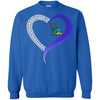 Delaware Fightin' Blue Hens T Shirt Hoodie Ugly Christmas Sweater Love Heart