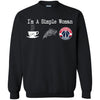 WASHINGTON WIZARDS T Shirt Hoodie I Am A Simple Woman Love Coffe Pizza WASHINGTON WIZARDS