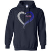 Atlanta Braves T Shirts Hoodie Love Heart