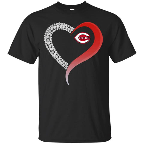 Cincinnati Reds T Shirts Hoodie Love Heart