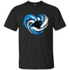 CAROLINA PANTHERS T Shirt Hoodie Color Water Heart