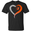 Baltimore Orioles T Shirts Hoodie Love Heart