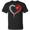Washington Nationals T Shirts Hoodie Love Heart
