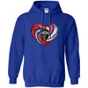 CLEVELAND CAVALIERS T Shirt Hoodie Color Water Heart