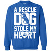 Dogs T Shirts Hoodie   A Rescue Dog Stole My Heart