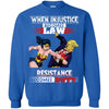 Wonder Woman Anti-Trump When Injustice Becomes Law Resistance Becomes Duty T Shirts Hoodie