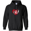 ATLANTA HAWKS T Shirt Hoodie Color Water Heart