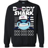 Daddy Shark Atlanta Braves T Shirt Hoodie Ugly Christmas Sweater Daddy Shark Doo Doo Doo