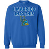 Delaware Fightin' Blue Hens T Shirts Hoodie I Married Into This