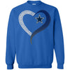 Dallas Cowboys T-Shirts Hoodie Ugly Christmas Sweater Heart