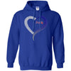 Atlanta Braves T Shirts Hoodie Love Heart