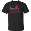 Nike Arizona Diamondbacks T Shirt Hoodie Just Do It