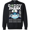 Daddy Shark Oakland Athletics T Shirt Hoodie Ugly Christmas Sweater Daddy Shark Doo Doo Doo