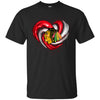 Chicago Blackhawks T Shirt Hoodie Color Water Heart