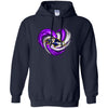 Baltimore Ravens T Shirt Hoodie Color Water Heart