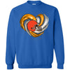 CLEVELAND BROWNS T Shirt Hoodie Color Water Heart