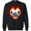 Soccer Tennessee Titans T Shirts Hoodie Fire Heart