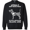 aninals don_t have a voice T Shirts Hoodie