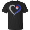 Texas Rangers T Shirts Hoodie Love Heart