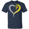 Pittsburgh Pirates T Shirts Hoodie Love Heart