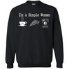 BROOKLYN NETS T Shirt Hoodie I Am A Simple Woman Love Coffe Pizza BROOKLYN NETS