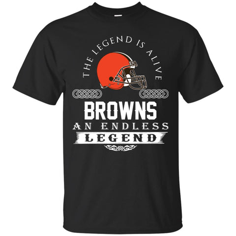 CLEVELAND BROWNS T Shirts Hoodie The Legend Is Alive