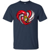 Ottawa Senators T Shirt Hoodie Color Water Heart