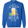 Beer T Shirts Hoodie  Never Underestimate A Man JUNE