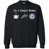 Winnipeg Jets T Shirt Hoodie I Am A Simple Woman Love Coffe Pizza Winnipeg Jets