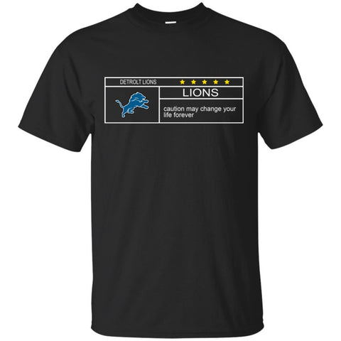 Detrolt LIONS T Shirts Hoodie Nationals Caution May Change Your Life Forever