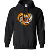 Chicago Bears T Shirt Hoodie Color Water Heart