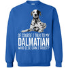 Dalmatian T Shirts Hoodie  Of Course I Talk To