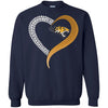 Towson Tigers T Shirt Hoodie Ugly Christmas Sweater Love Heart