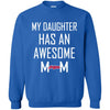 Cleveland Indians T Shirts Hoodie My Daughter Has An Awesome Mom