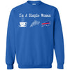 BUFFALO BILLS T Shirt Hoodie I Am A Simple Woman Love Coffe Pizza BUFFALO BILLS