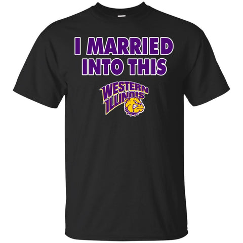 Western Illinois Leathernecks T Shirts Hoodie I Married Into This