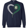 Oakland Athletics T Shirts Hoodie Love Heart
