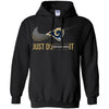 Nike Los Angeles Rams T Shirts Hoodie Just Do It