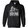 Cocker Spaniel T Shirts Hoodie  Of Course I Talk To