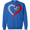 Columbus Blue Jackets T-Shirts Hoodie Ugly Christmas Sweater Heart