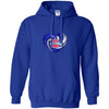 DETROIT PISTONS T Shirt Hoodie Color Water Heart